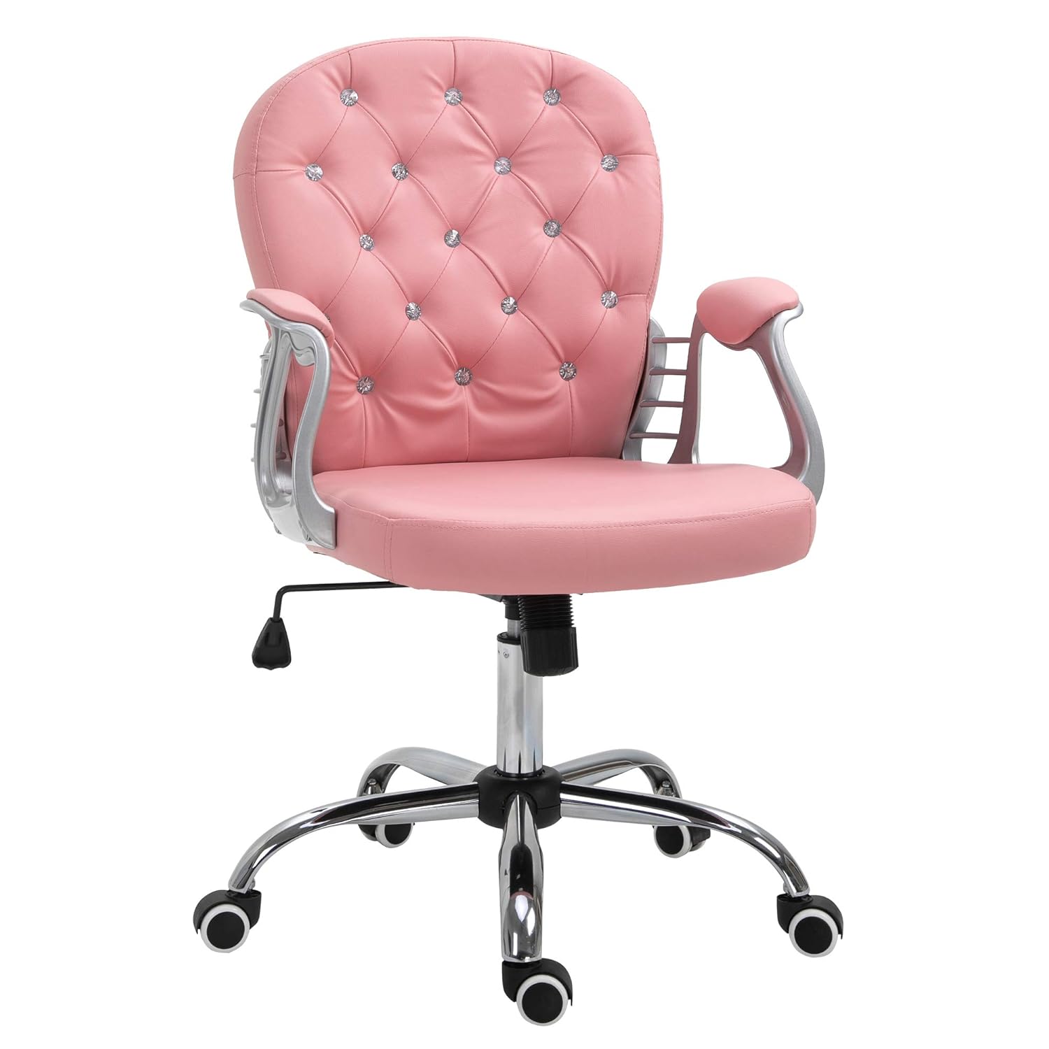 Leather Desk Pad - PU Leather Home Office Chair, Button