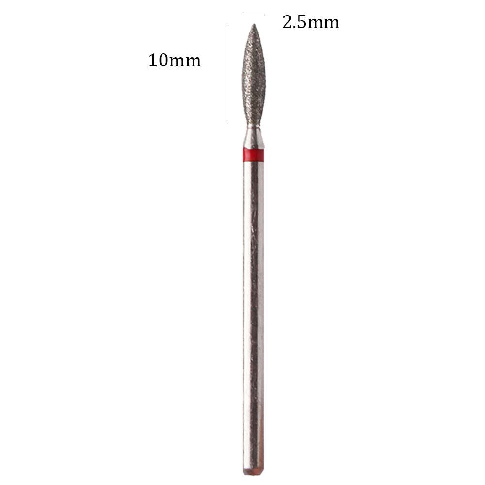 10pcs Diamond Nail Drill Bits  - Gel Refill Pack recensione e prezzo
