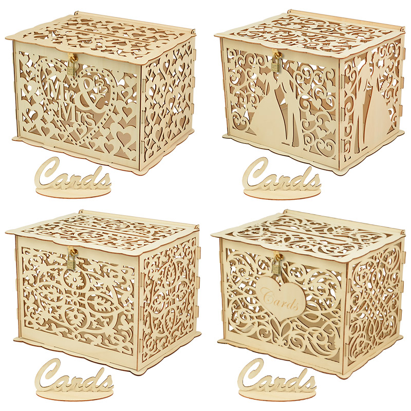 30X24X21cm DIY Wedding Gift Ca - Card Index Box recensione e prezzo