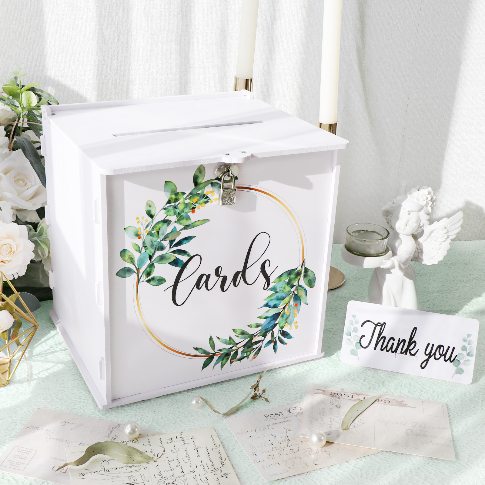 Wedding Card Box with Lock, PV - Card Index Box recensione e prezzo