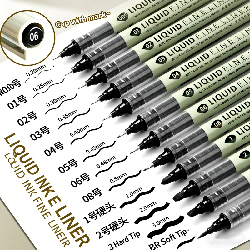 12 Tibs Black Pen Fine Line Sk - Correction Pen Fine recensione e prezzo