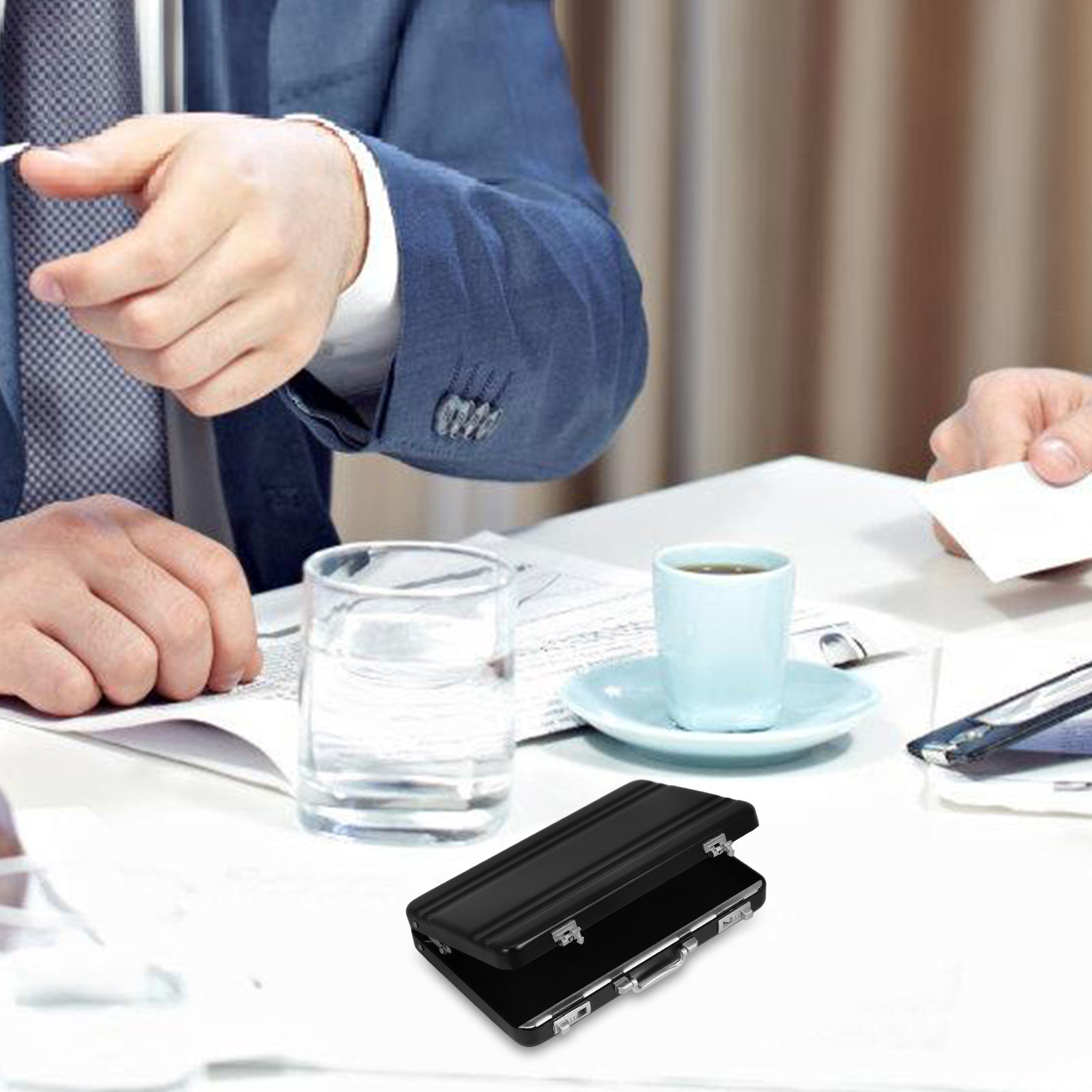 Premium Aluminum Alloy Cards S - Index Card Holder recensione e prezzo