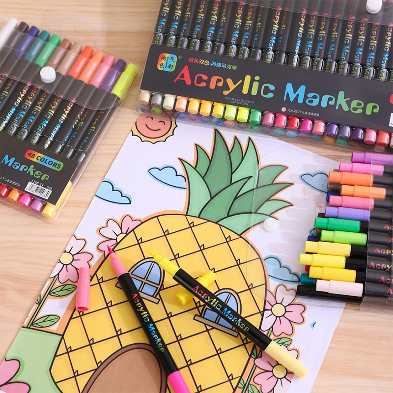 24-120Colors Art Use Acrylic P - Correction Pen Fine recensione e prezzo