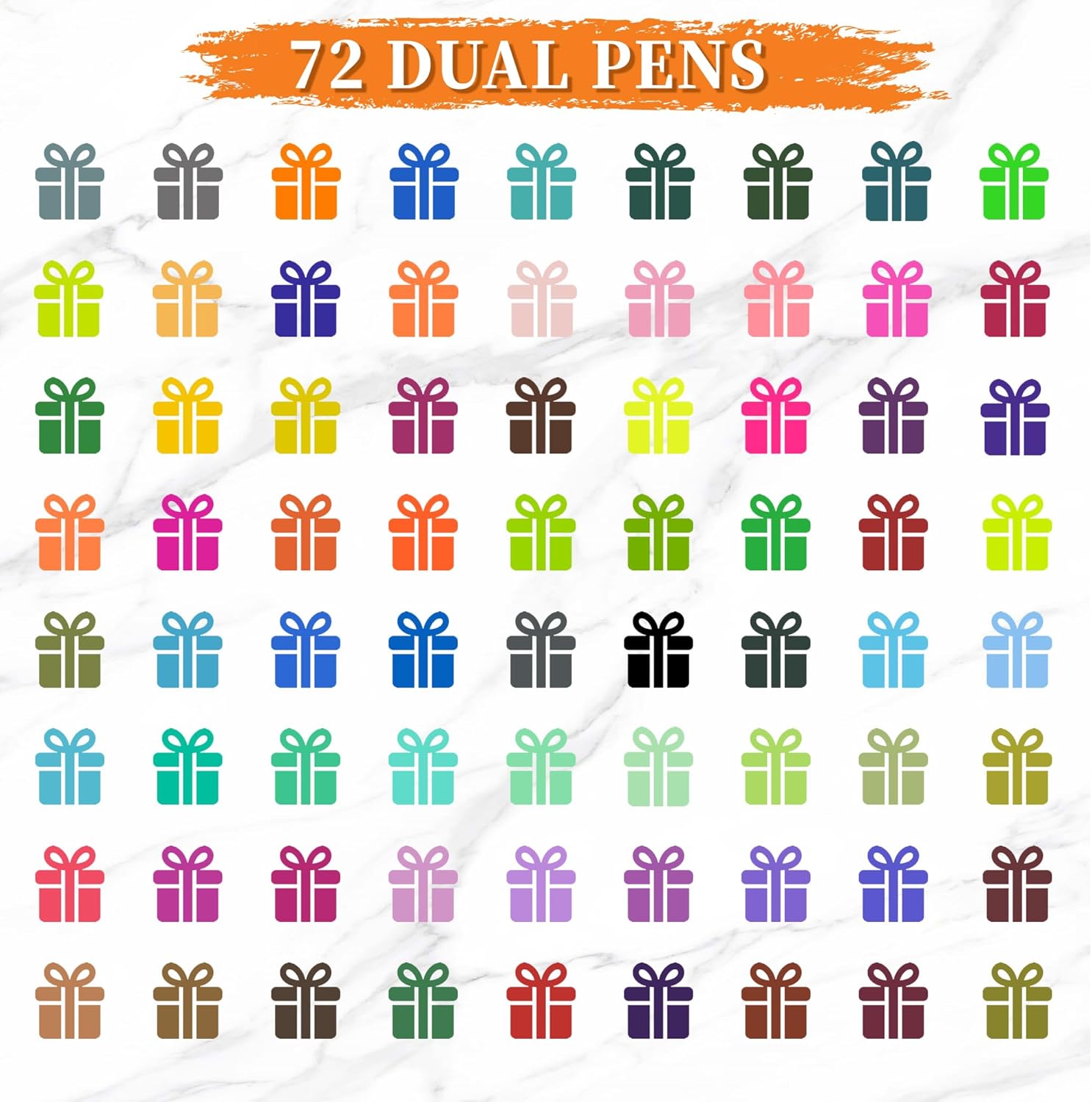 72 Color Dual Tip Brush Pens,  - Correction Pen Fine recensione e prezzo