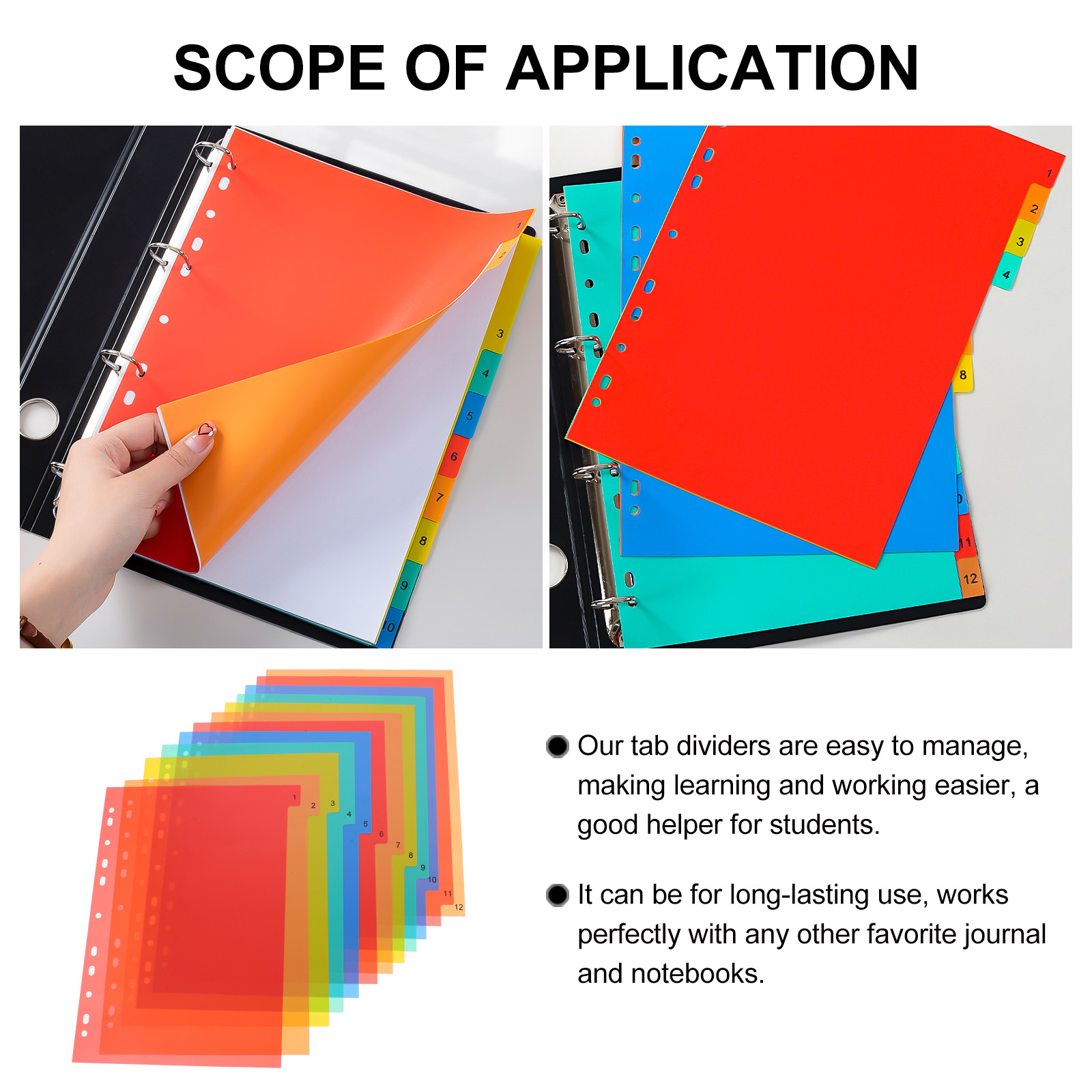 A4 Separated Loose Leaf Page D - Tab Divider A4 recensione e prezzo