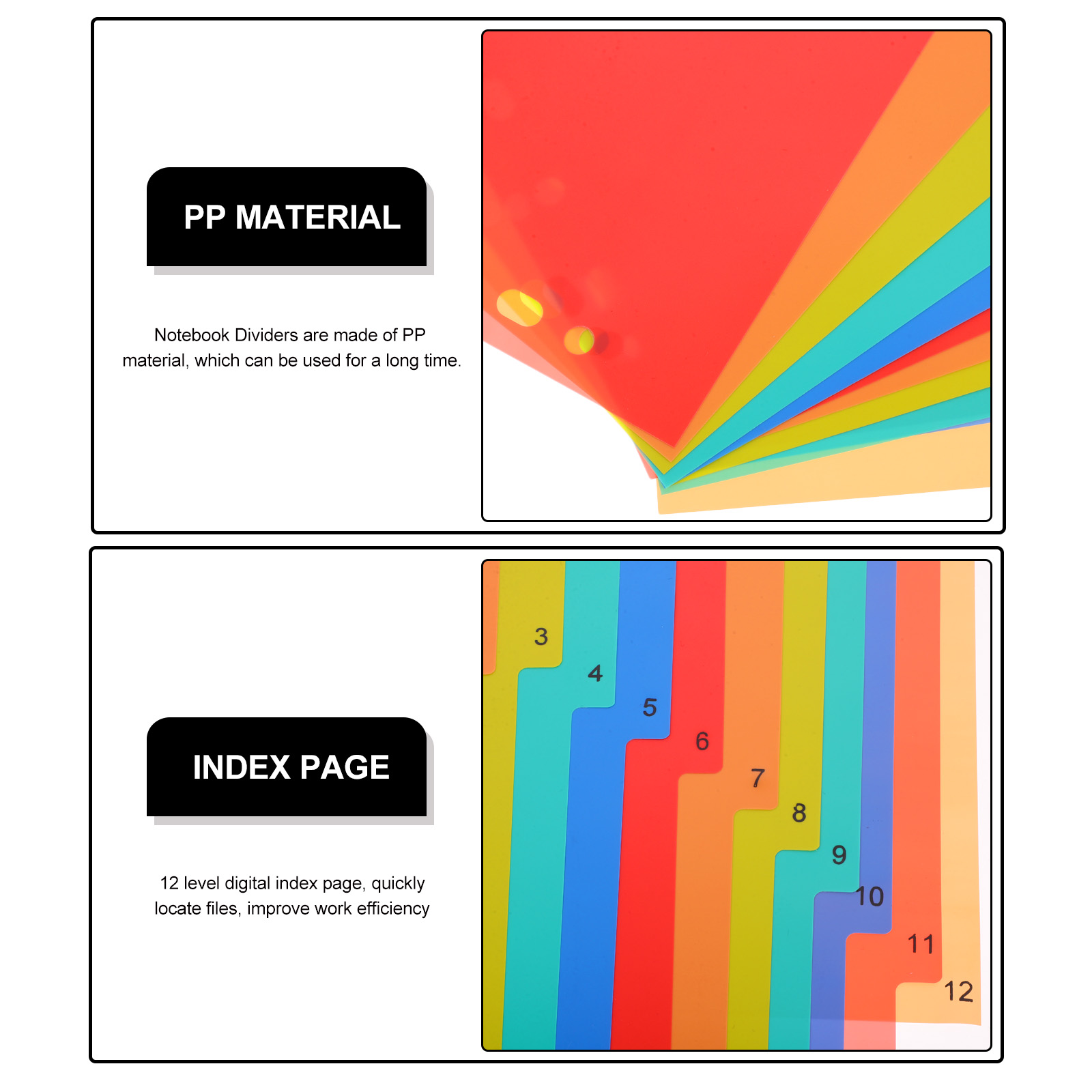 A4 Separated Loose Leaf Page D - Tab Divider A4 recensione e prezzo