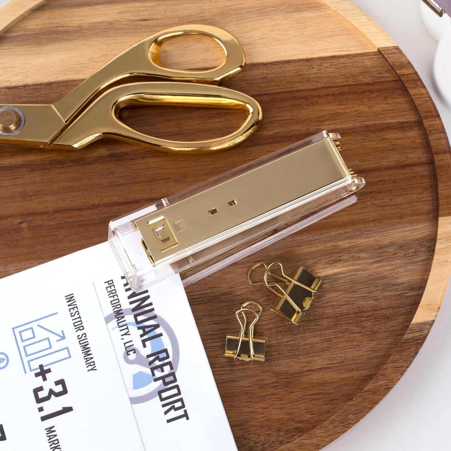 Clear Acrylic Gold Stapler, 20 - Stapler Half Strip recensione e prezzo