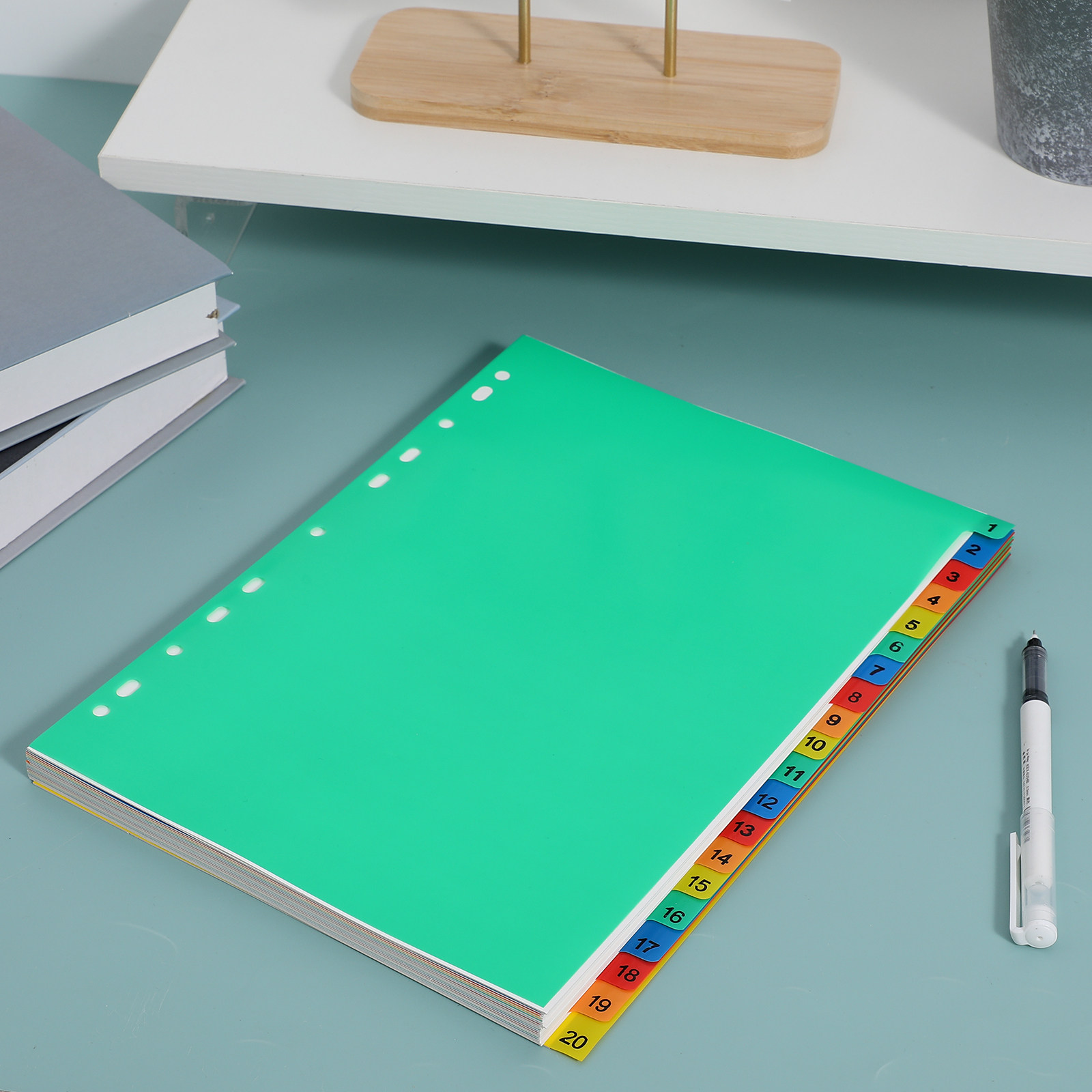 20 Pages A4 Colorful Plastic B - Tab Divider A4 recensione e prezzo