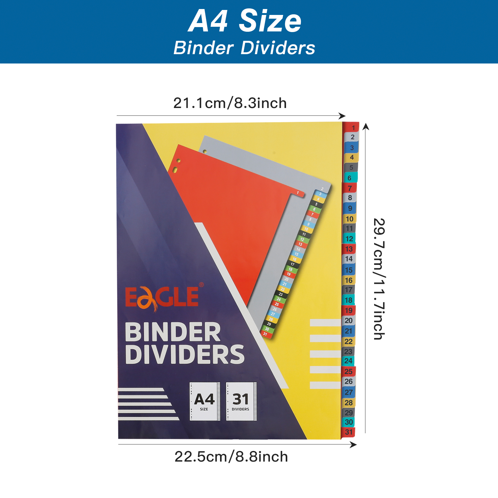 EAGLE A4 Binder Index Divider  - Tab Divider A4 recensione e prezzo