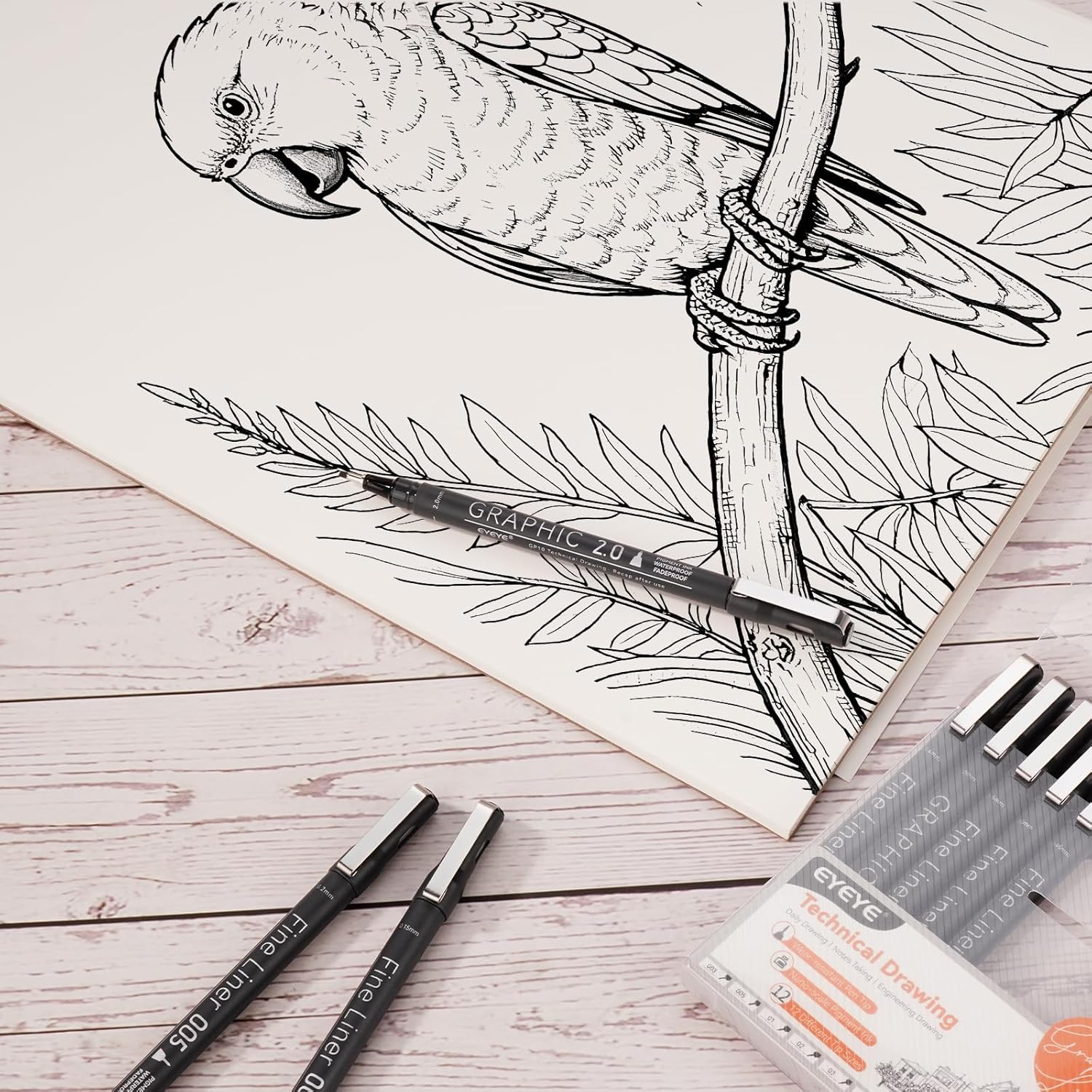 Micro Fineliner Pens Set, 12 B - Archive Box Set recensione e prezzo