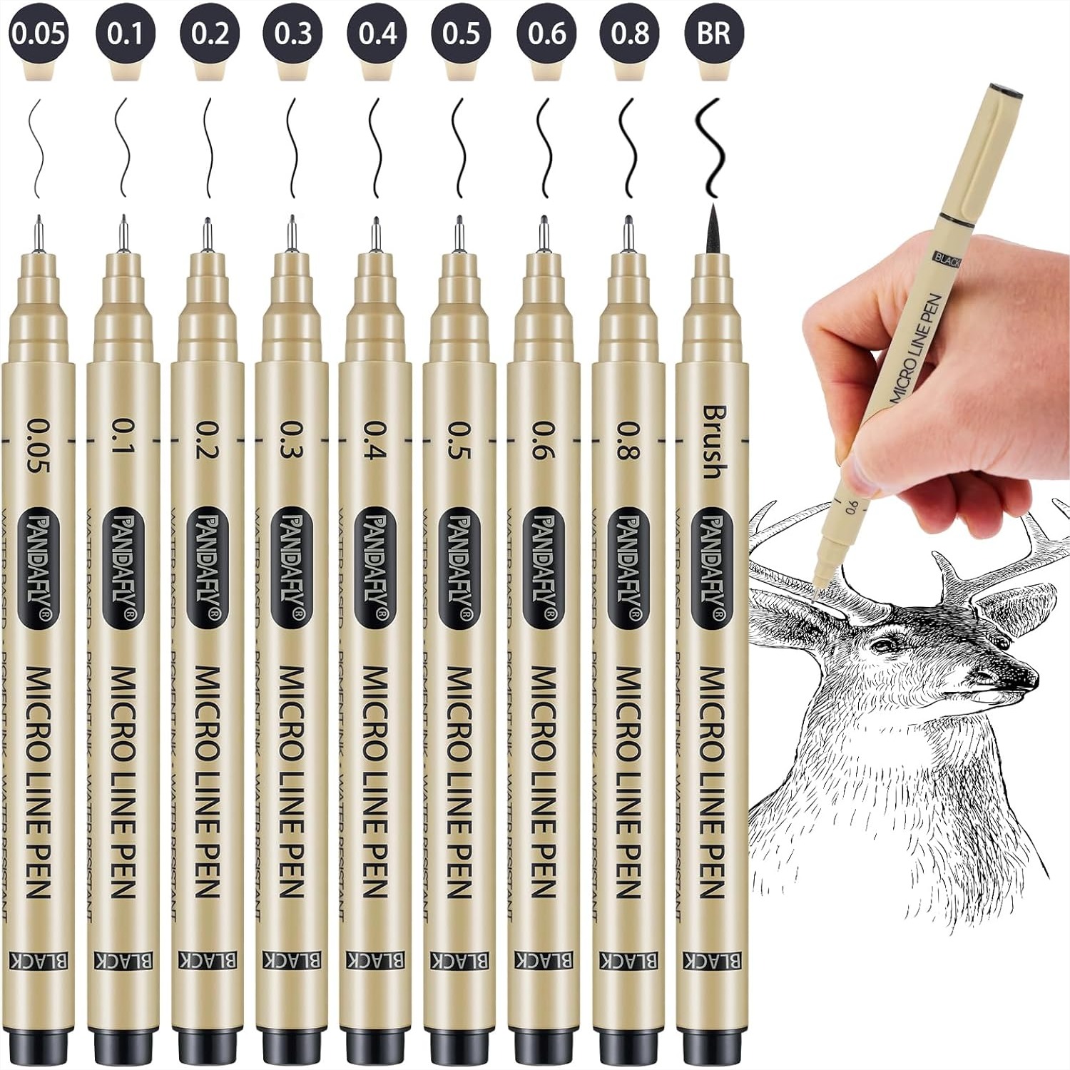 Black Micro-Pen Fineliner Ink  - Archive Box Set recensione e prezzo