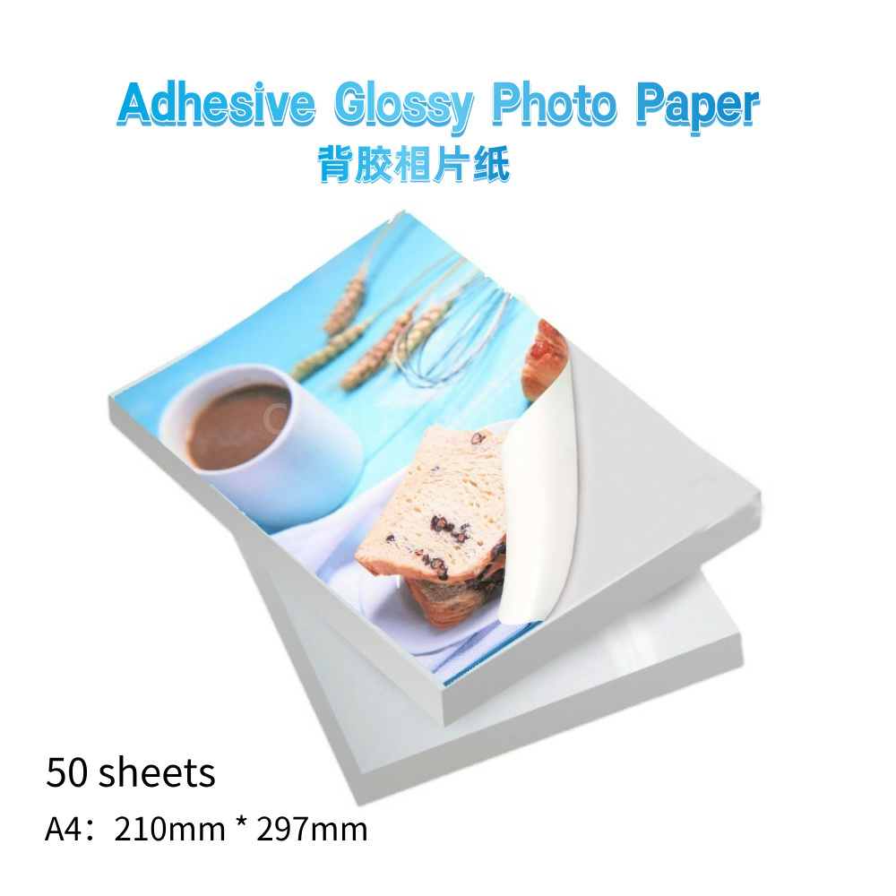 Adhesive Glossy Photo Paper A4 - Ink Blotter Paper recensione e prezzo