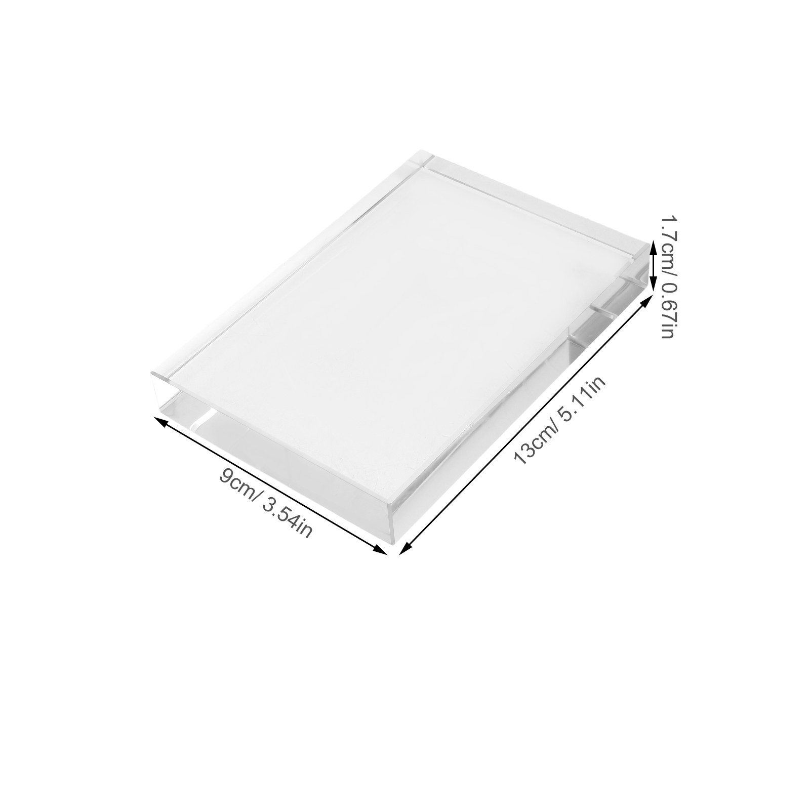 Crystal Square Glass Block Pap - Paper Weight Crystal recensione e prezzo