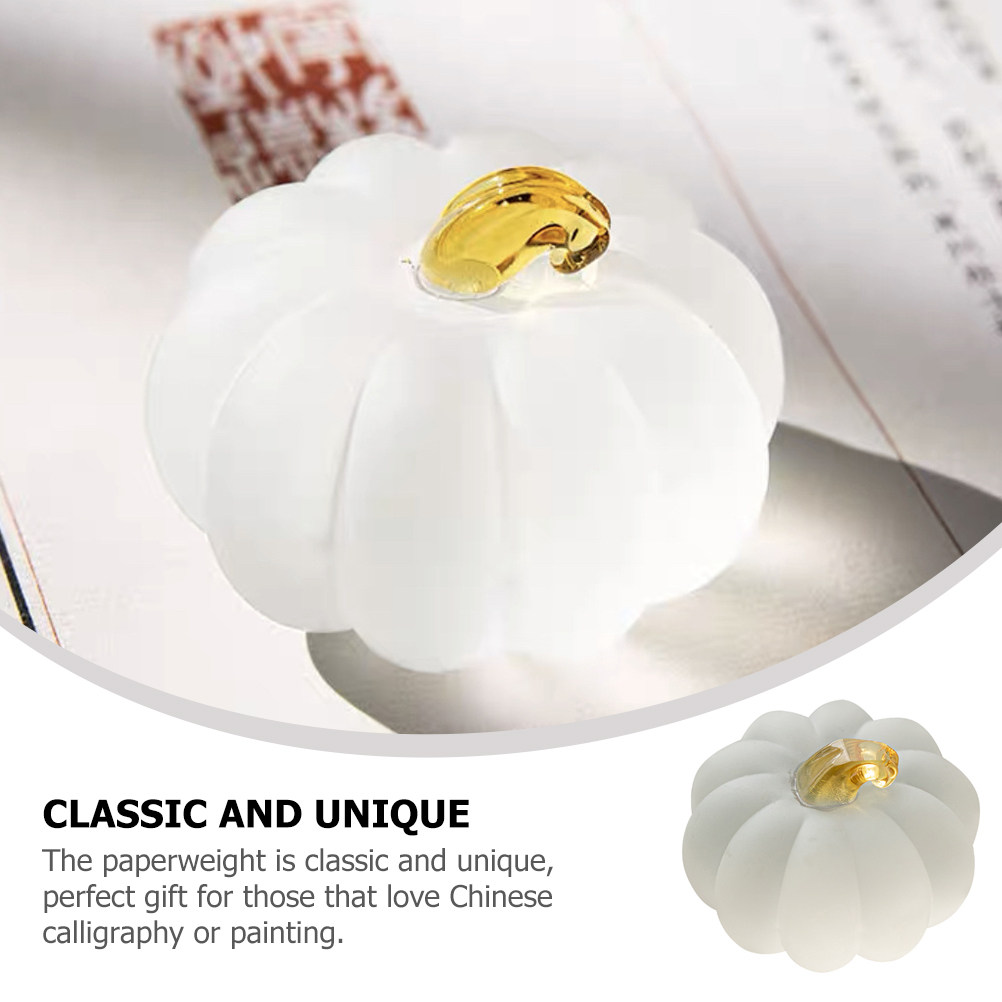 Pumpkin Shape Crystal Glass Pa - Paper Weight Crystal recensione e prezzo