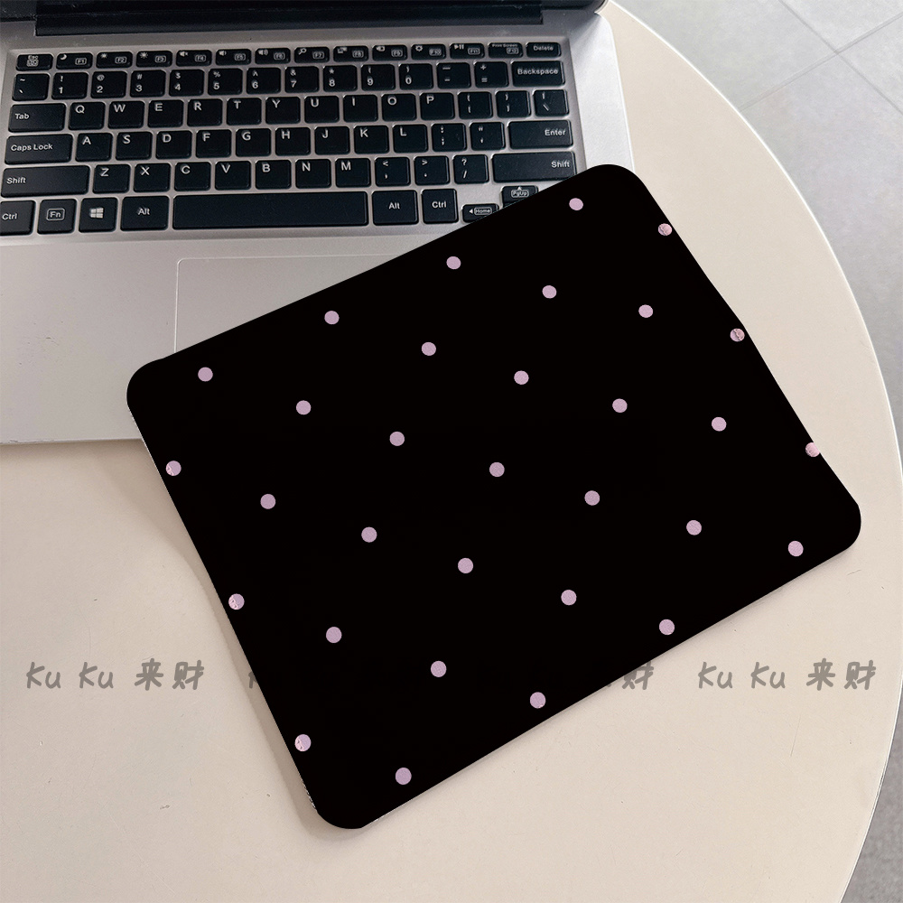 Polka Dots Black Leather Desk  - Leather Desk Pad recensione e prezzo