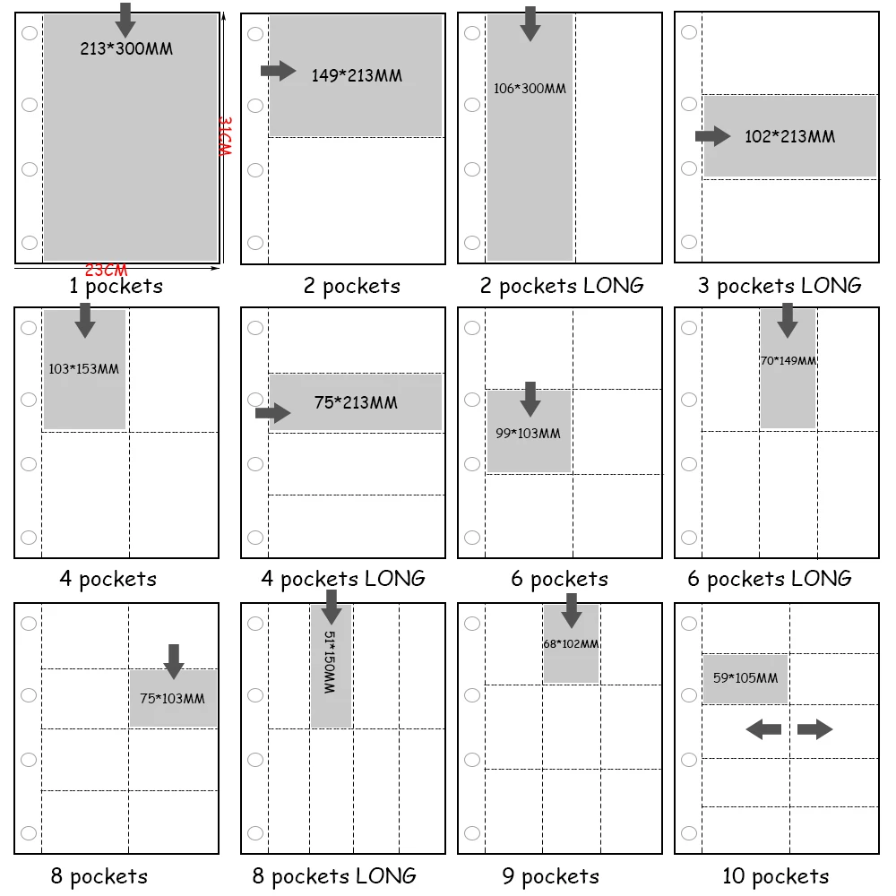 PLRBOK A4 Clear 10 Pcs Photo A - Binder A4 Lever recensione e prezzo