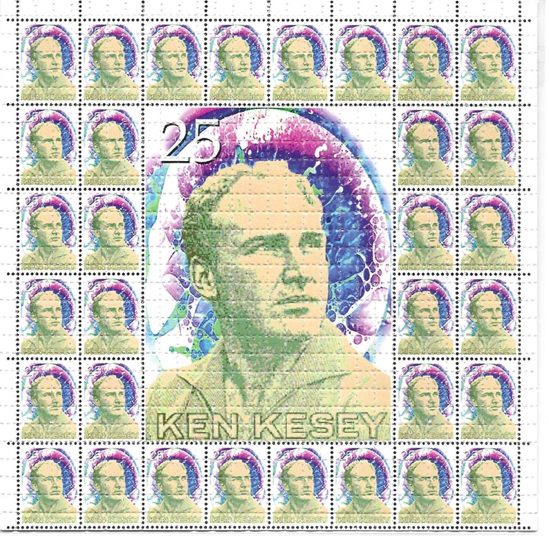 Kesey Stamps Psychedelic LSD A - Ink Blotter Paper recensione e prezzo