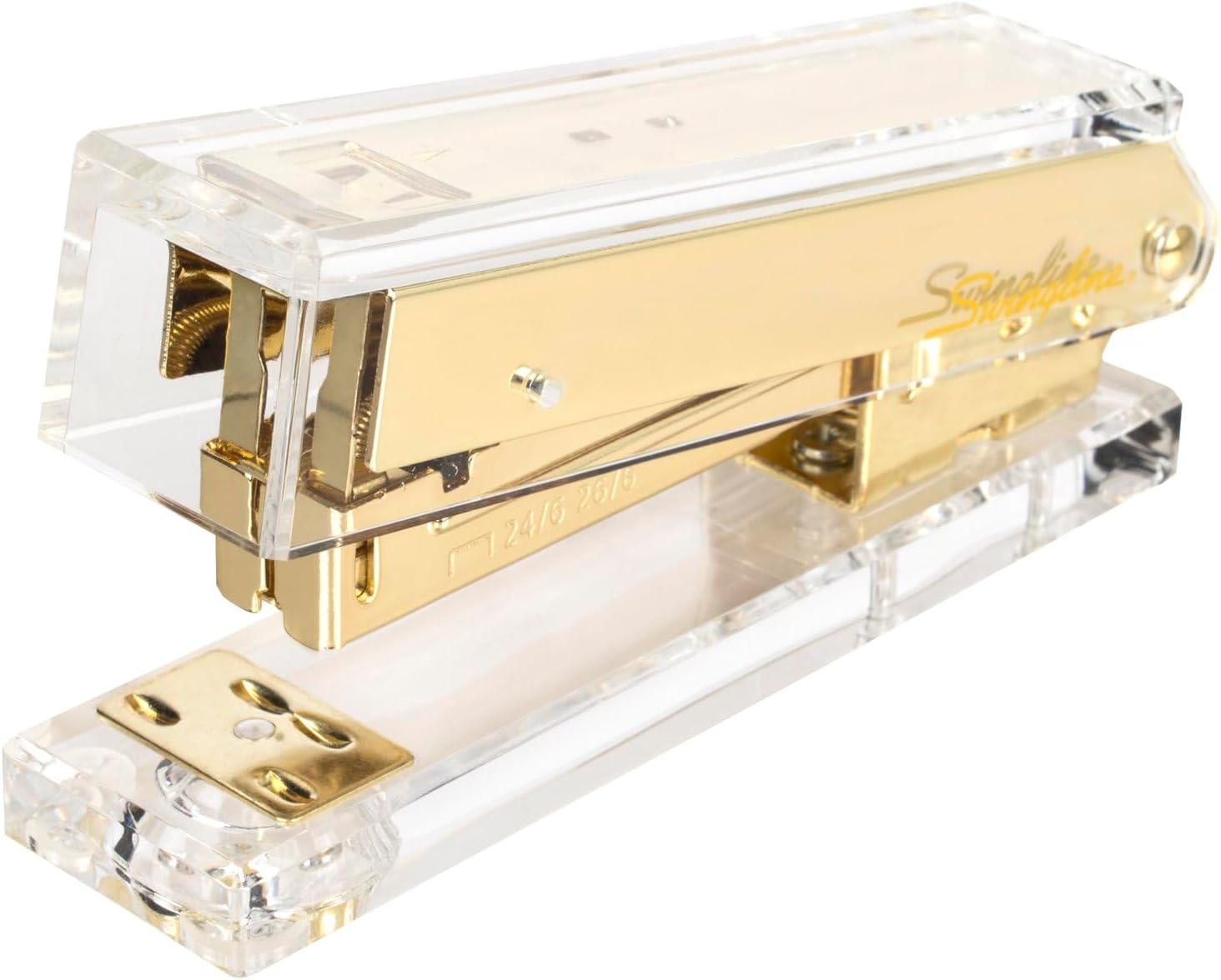 Compact Clear Acrylic Gold Sta - Stapler Half Strip recensione e prezzo
