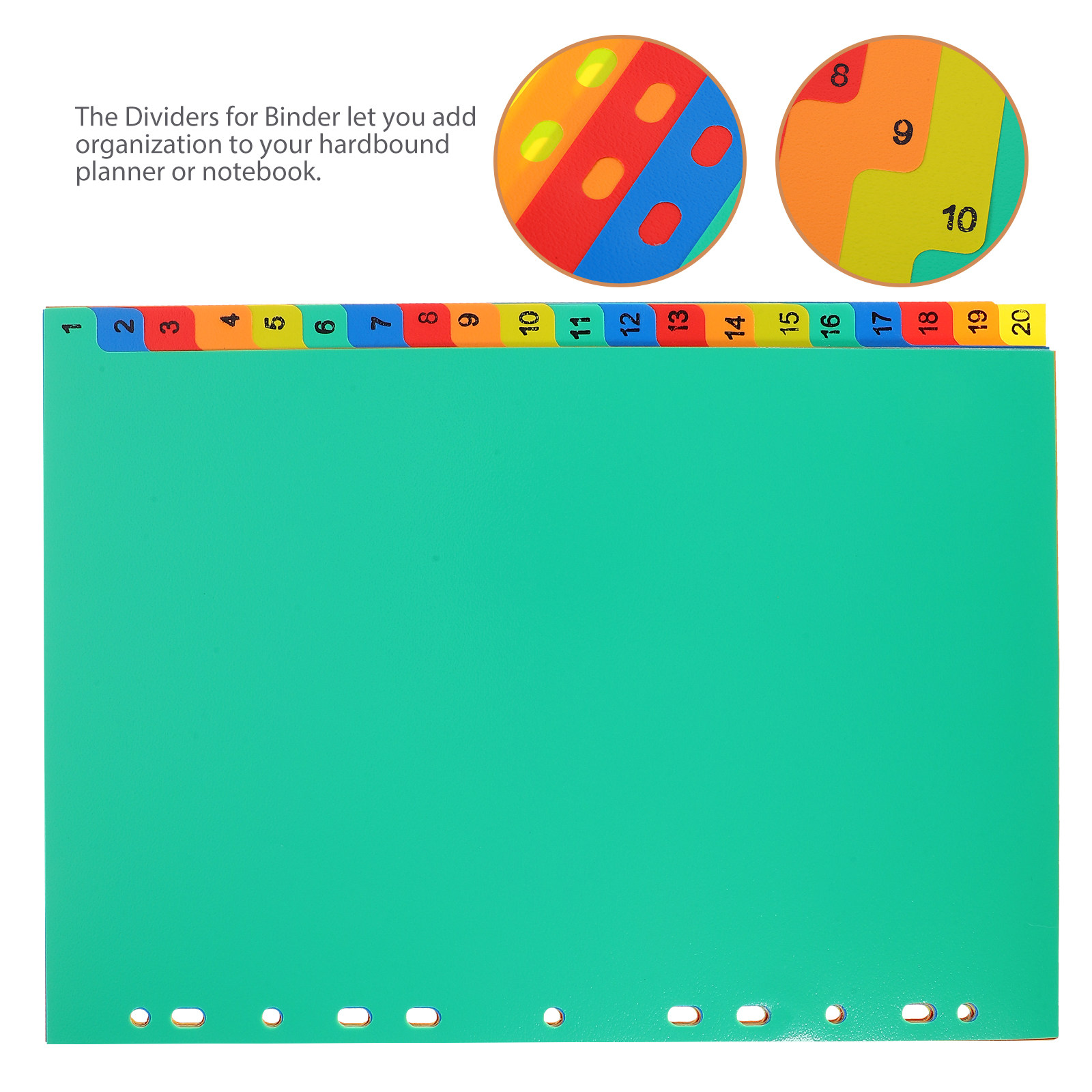 Plastic A4 Binder Dividers 20  - Tab Divider A4 recensione e prezzo