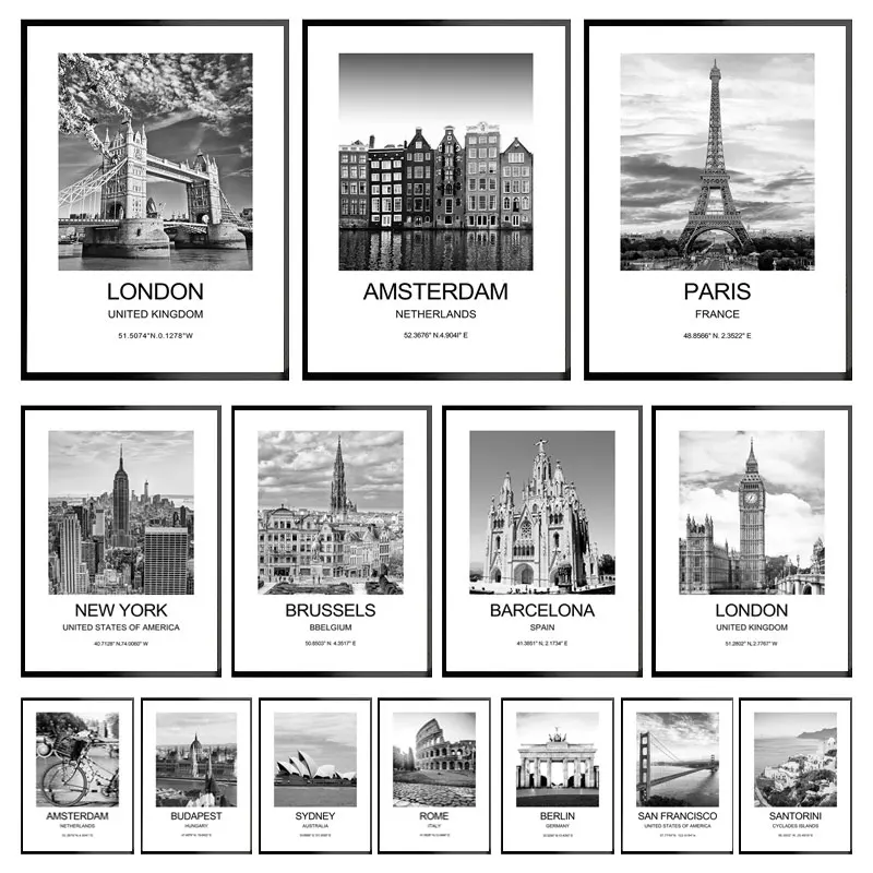 City Poster New York London Pa - Ink Blotter Paper recensione e prezzo
