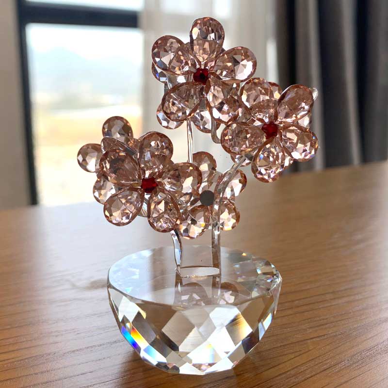 K9 Crystal Plum Flower Figurin - Paper Weight Crystal recensione e prezzo