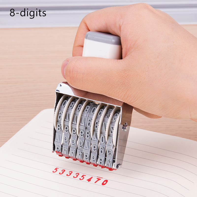 Portable 8/10 Digits Number St - Rubber Date Stamp recensione e prezzo