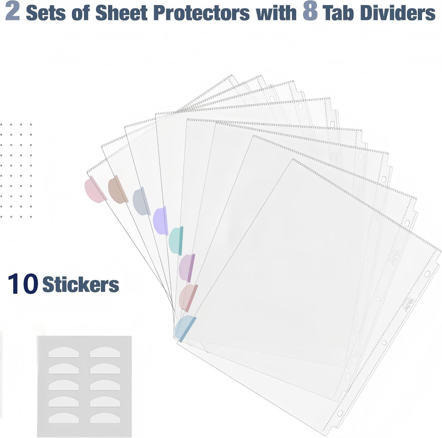 A4 Clear Sheet Protectors with - Tab Divider A4 recensione e prezzo