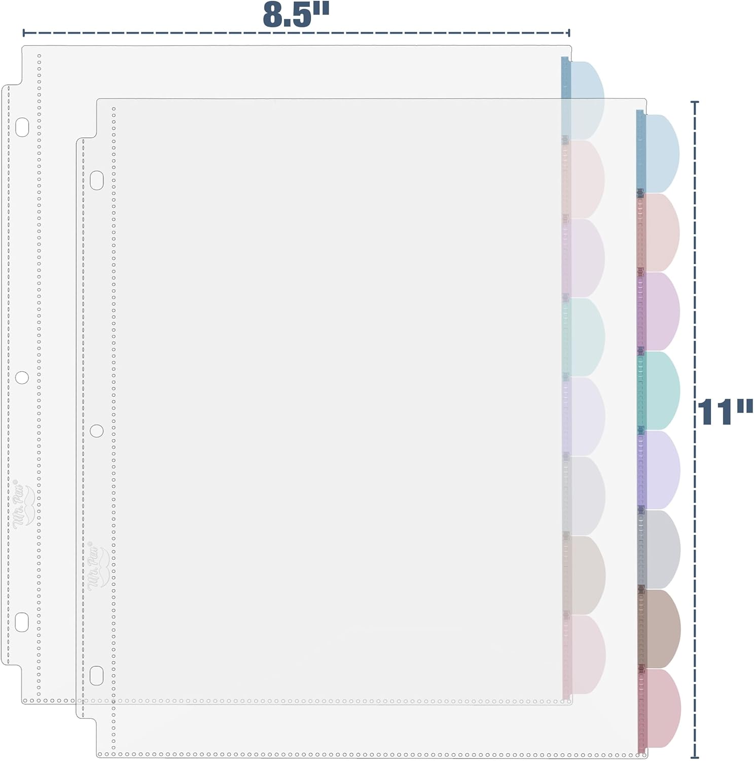 A4 Clear Sheet Protectors with - Tab Divider A4 recensione e prezzo