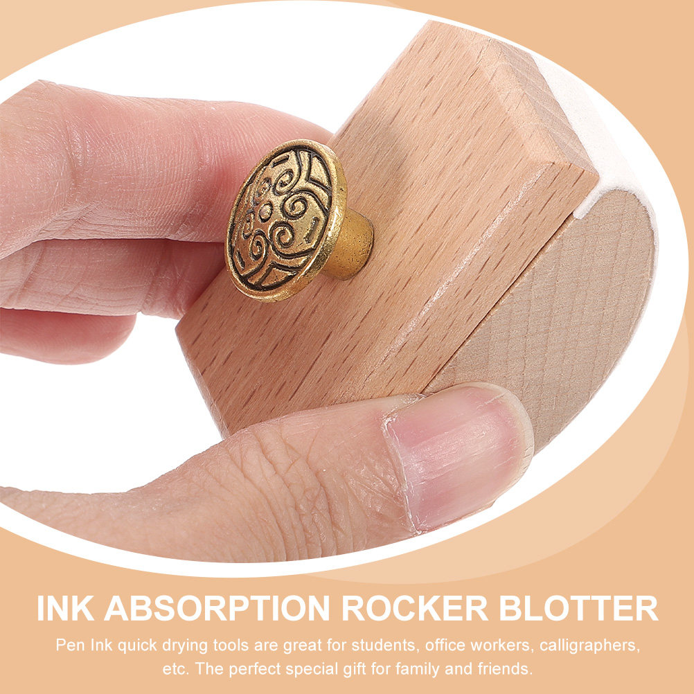 2Pcs Wooden Rocker Ink Blotter - Ink Blotter Paper recensione e prezzo