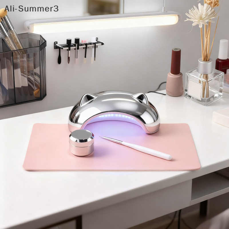 Foldable Nail Art Table Mat PU - Leather Desk Pad recensione e prezzo
