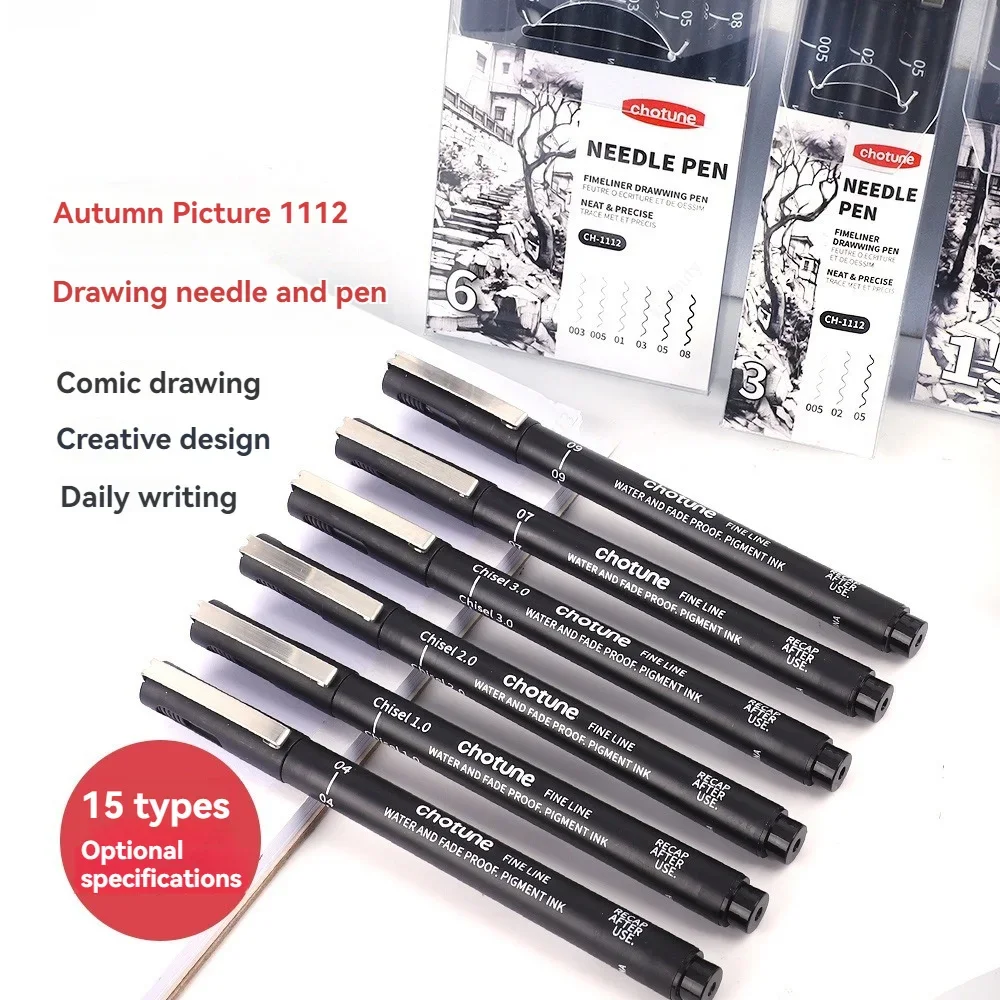 Black Micro Pens,15 Sizes,Wate - Archive Box Set recensione e prezzo