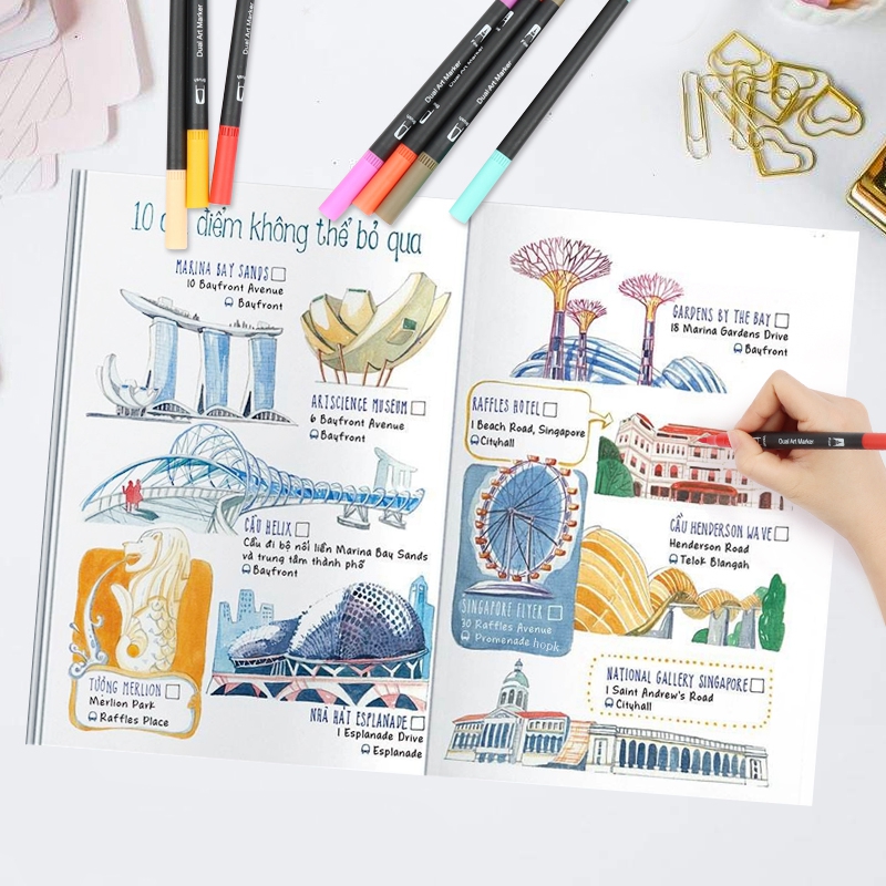 12 Colors Artist Coloring Mark - Correction Pen Fine recensione e prezzo
