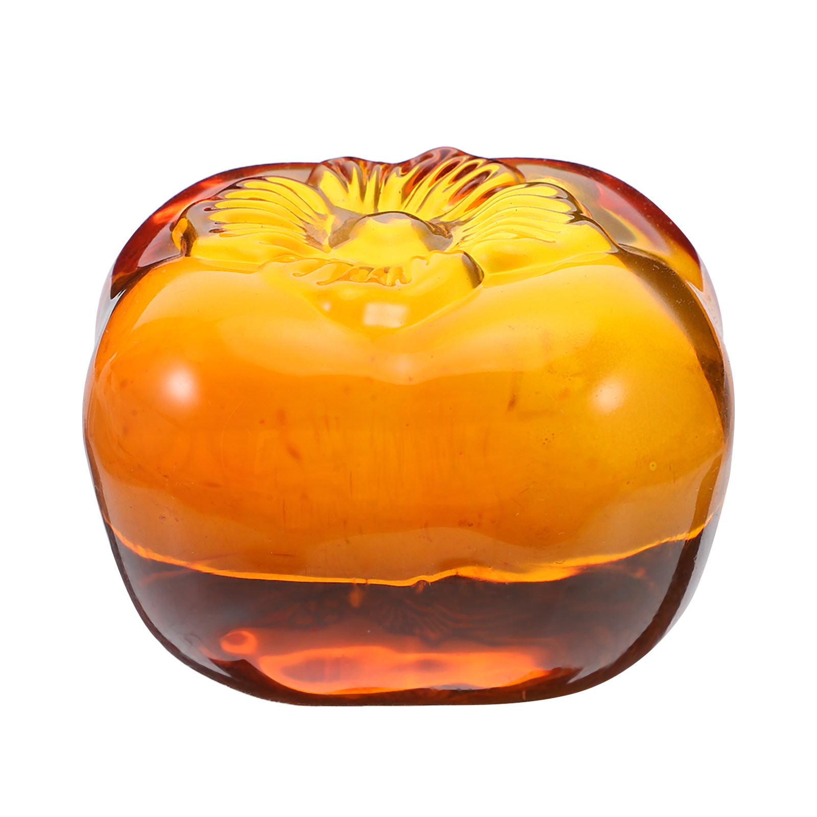 Crystal Persimmon Desk Paperwe - Book Weight Glass recensione e prezzo