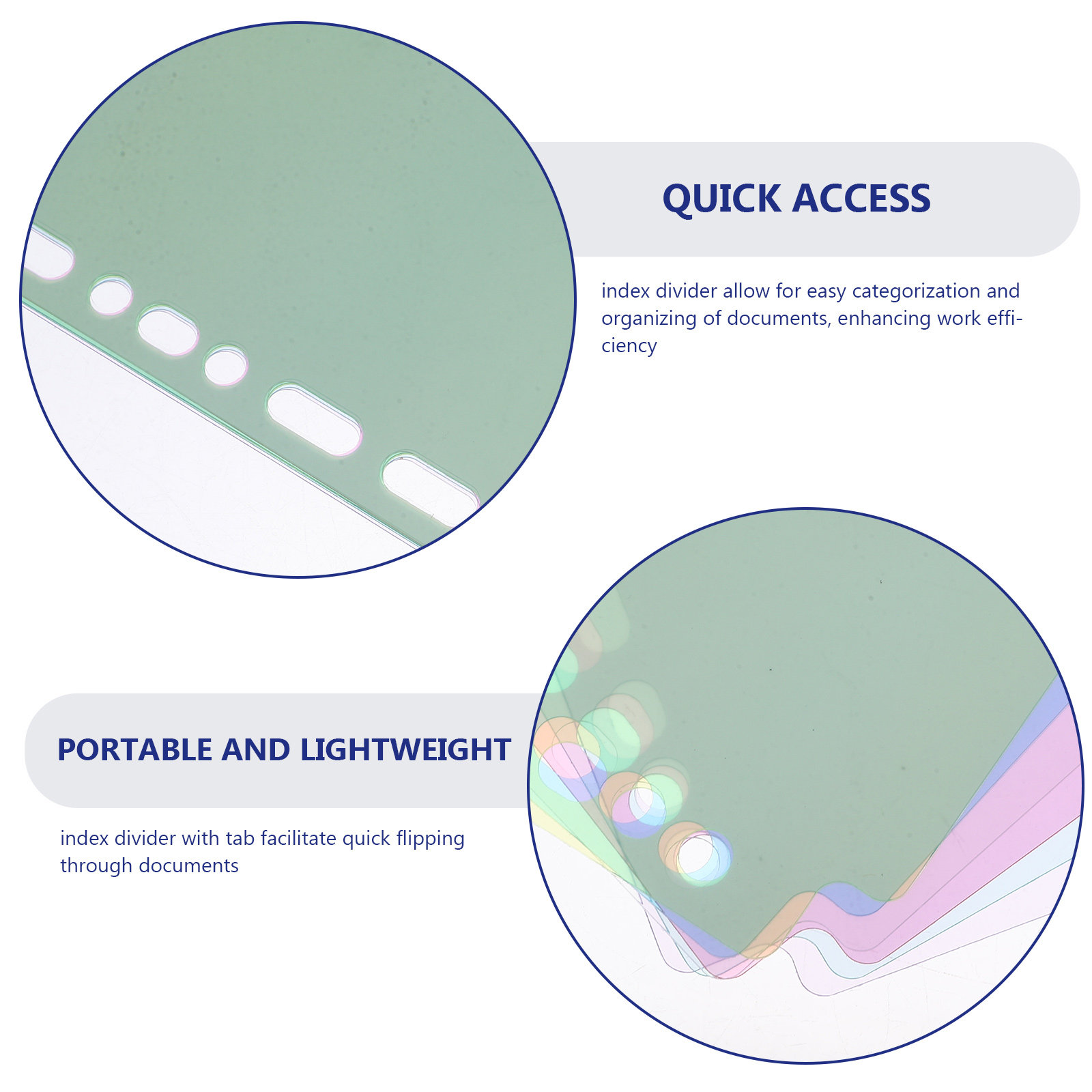 6Pcs Tabbed Binder Dividers A4 - Tab Divider A4 recensione e prezzo