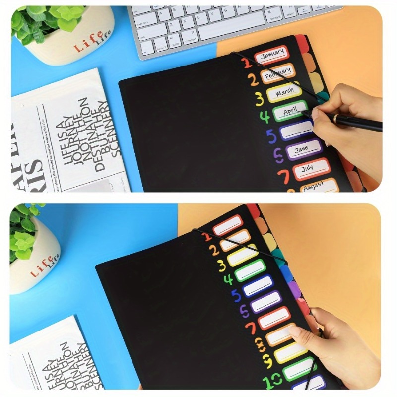 1Pc Black/White Cover Multi-La - Tab Divider A4 recensione e prezzo