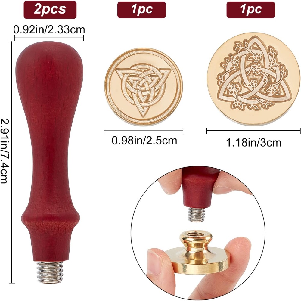 2 Set Celtic Knot Wax Seal Sta - Wax Seal Stamp Set recensione e prezzo