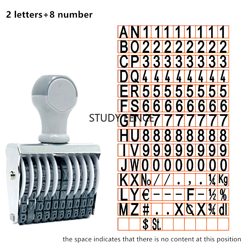 1pc Letter and Number Date Sta - Rubber Date Stamp recensione e prezzo