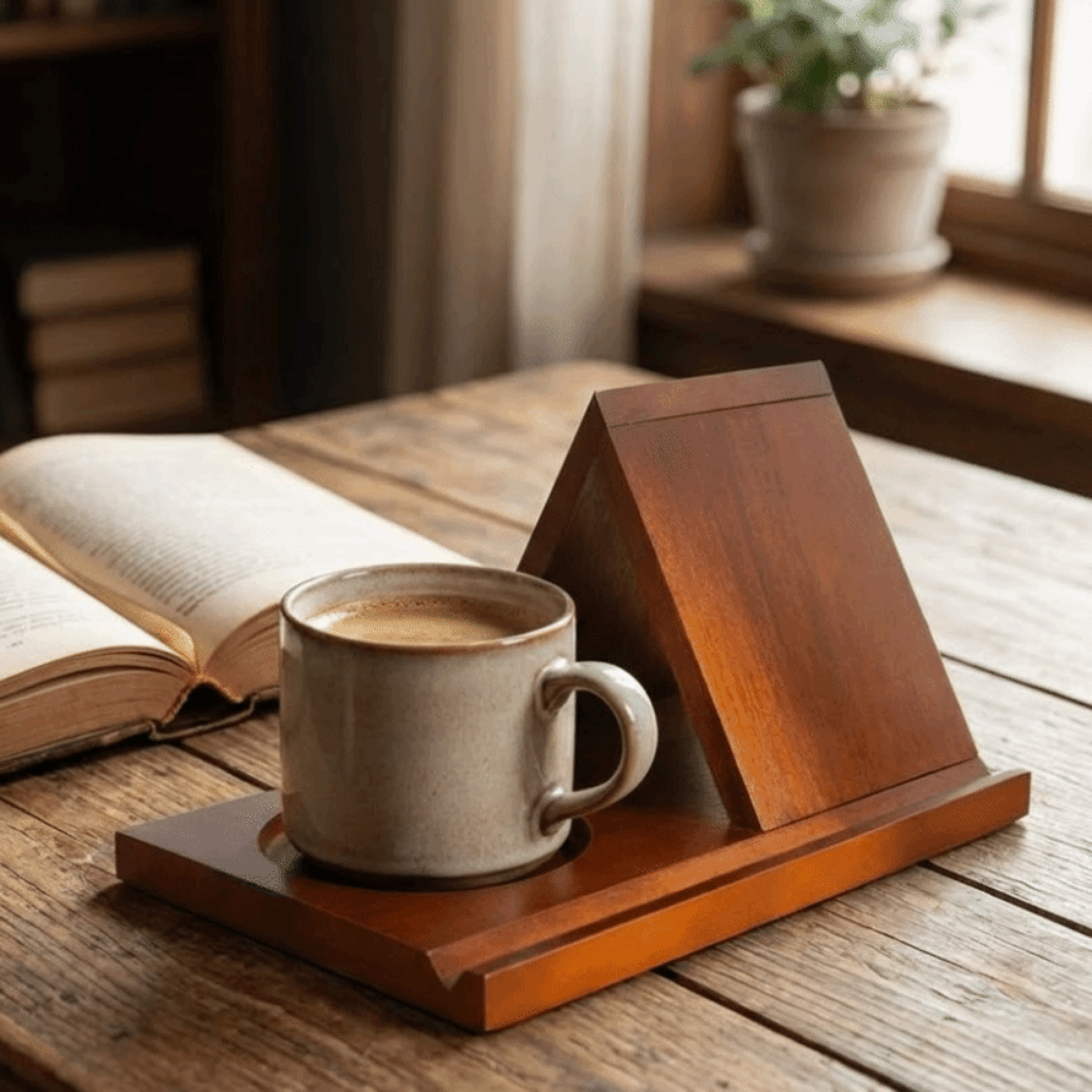 Minimalist 2 in 1 Triangle Woo - Magazine Holder Rack recensione e prezzo