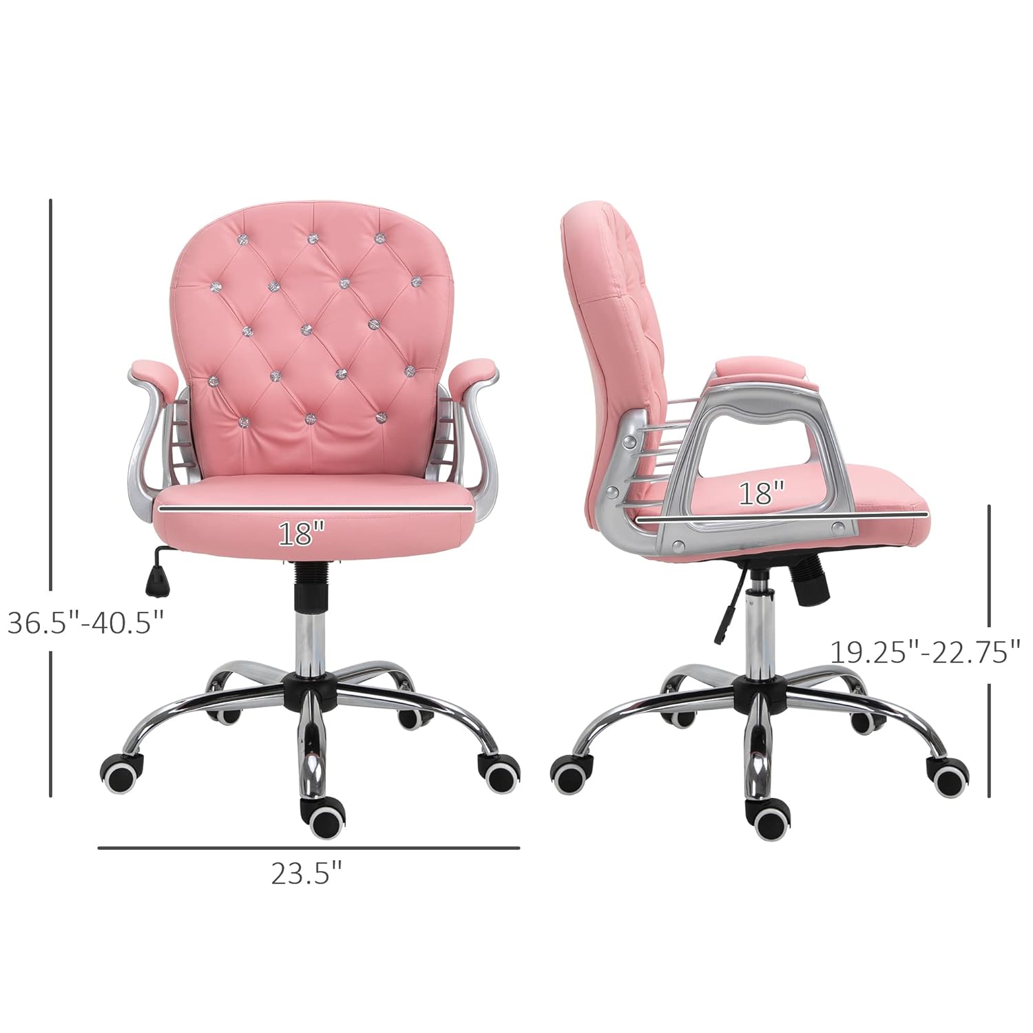 PU Leather Home Office Chair,  - Leather Desk Pad recensione e prezzo