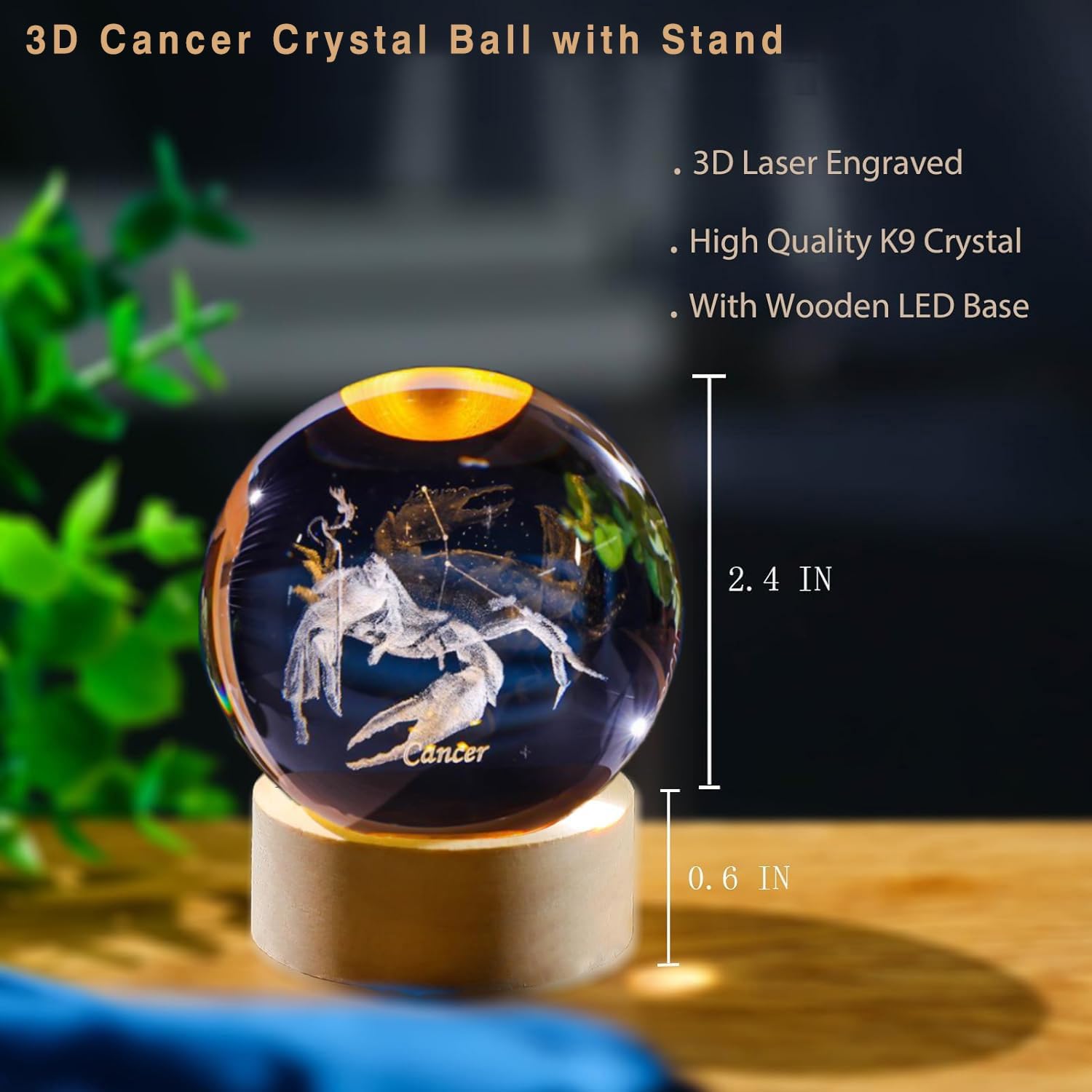 3D Cancer Constellation Crysta - Paper Weight Crystal recensione e prezzo