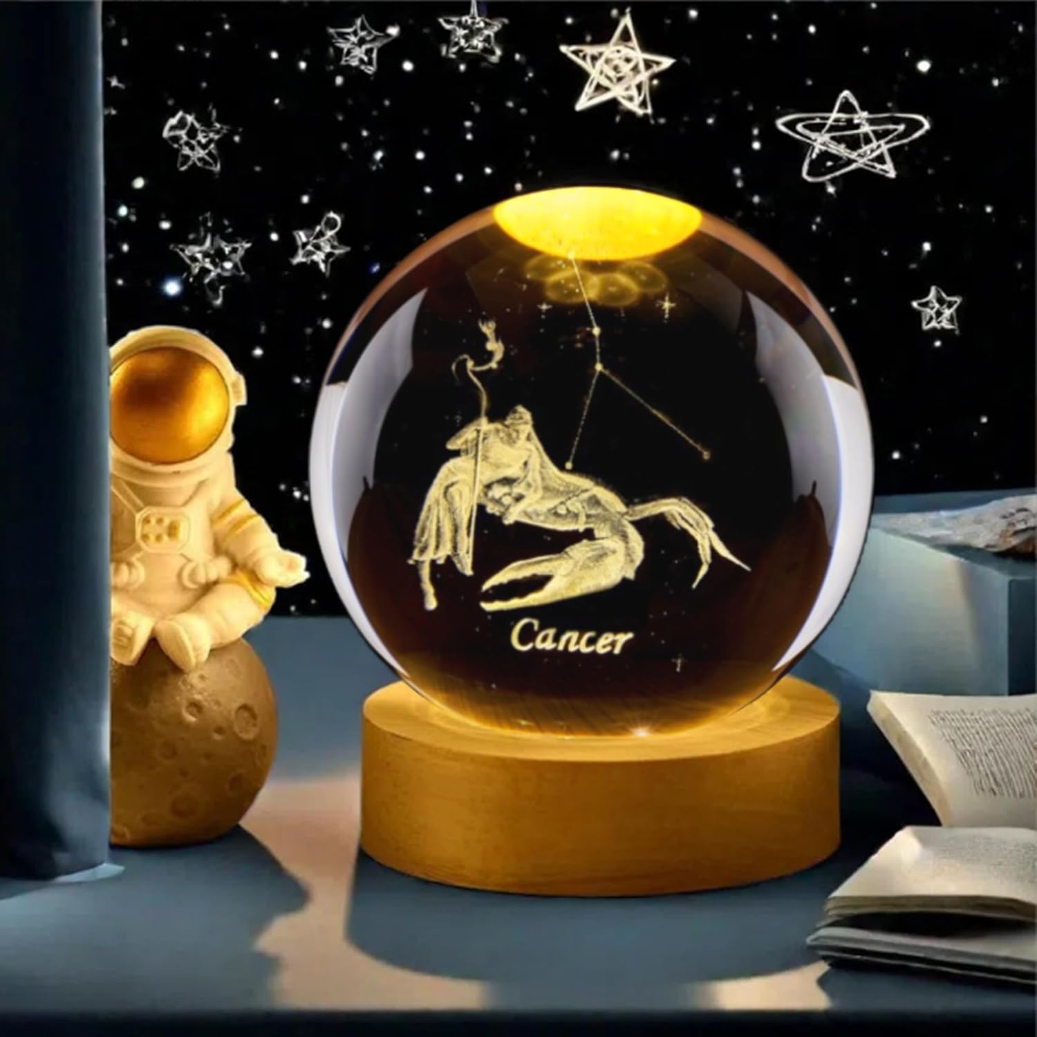 3D Cancer Constellation Crysta - Paper Weight Crystal recensione e prezzo