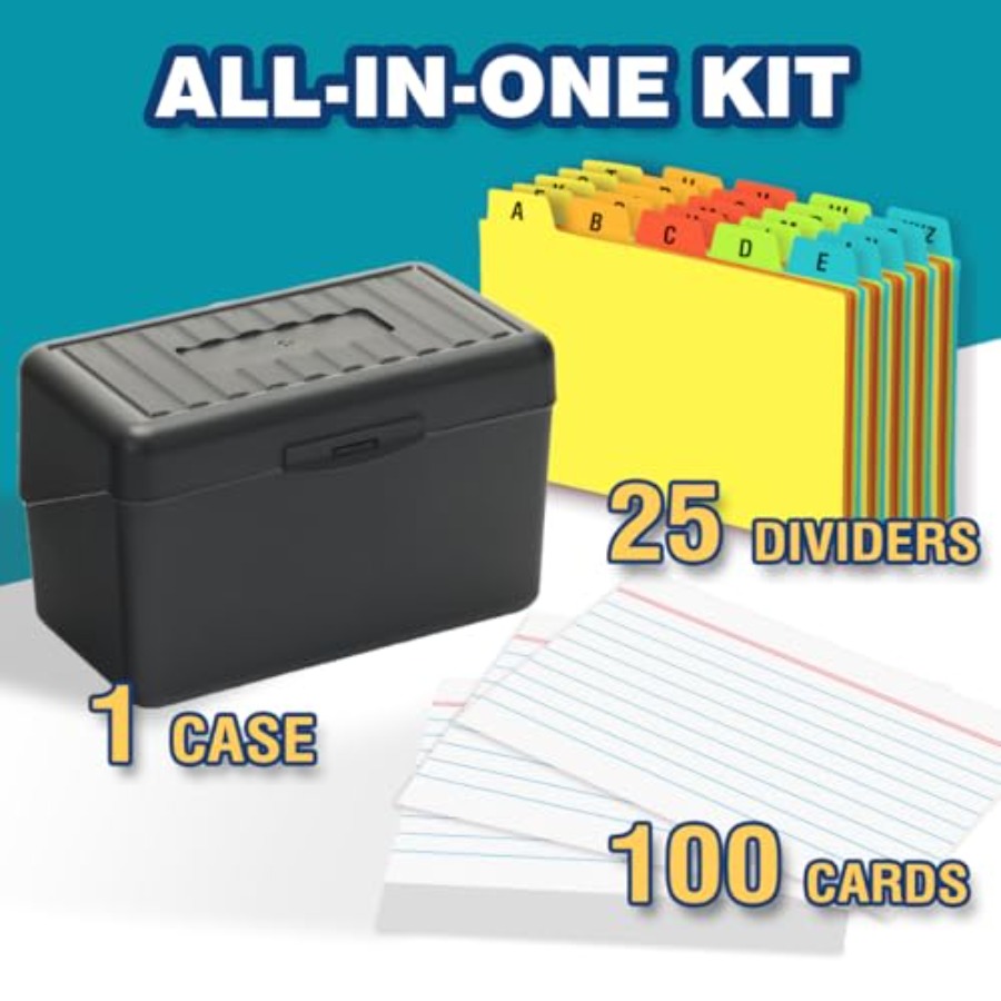 3x5 Index Card Holder with 100 - Index Card Holder recensione e prezzo