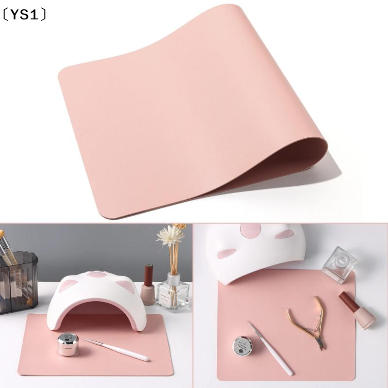 〔YS1〕Foldable PU Leather Nail  - Leather Desk Pad recensione e prezzo