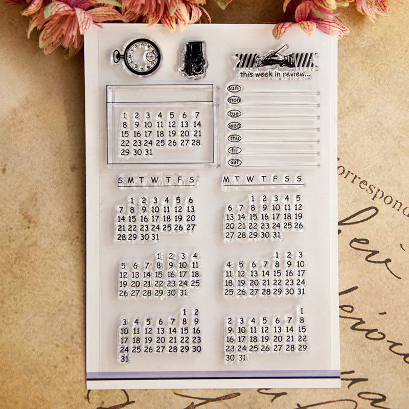 Date Week Month Number Symbol  - Rubber Date Stamp recensione e prezzo