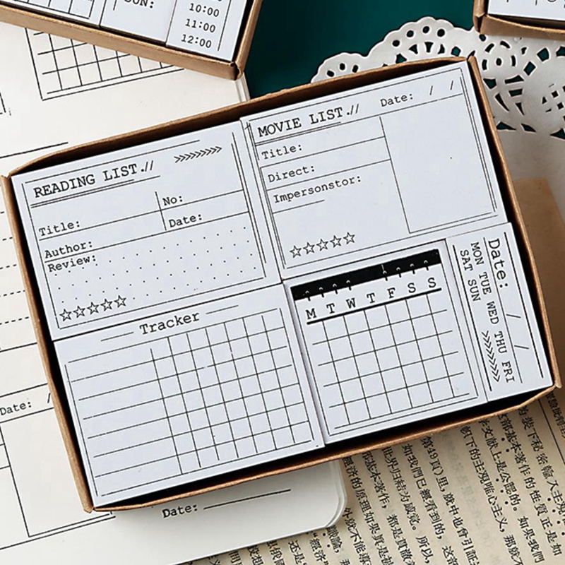 Daily Time Mark Calendar Agend - Rubber Date Stamp recensione e prezzo