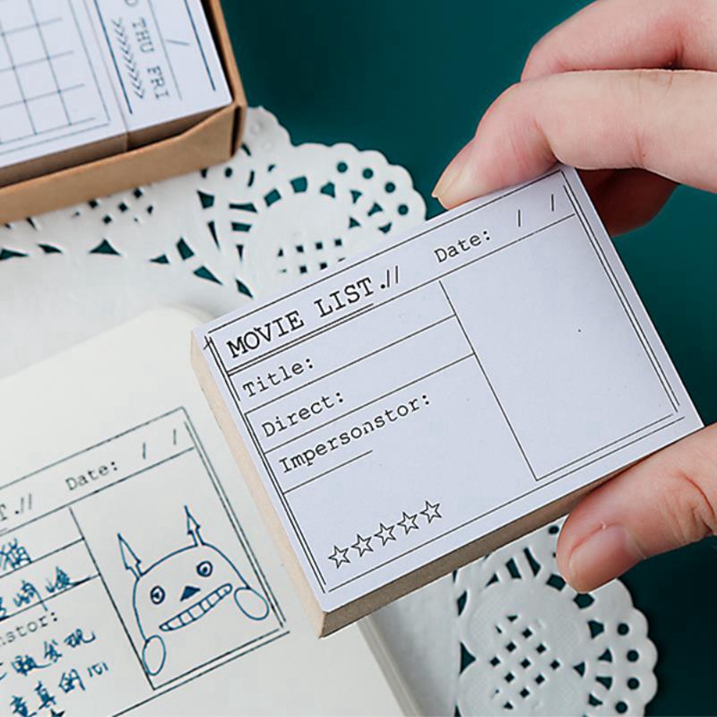 Daily Time Mark Calendar Agend - Rubber Date Stamp recensione e prezzo