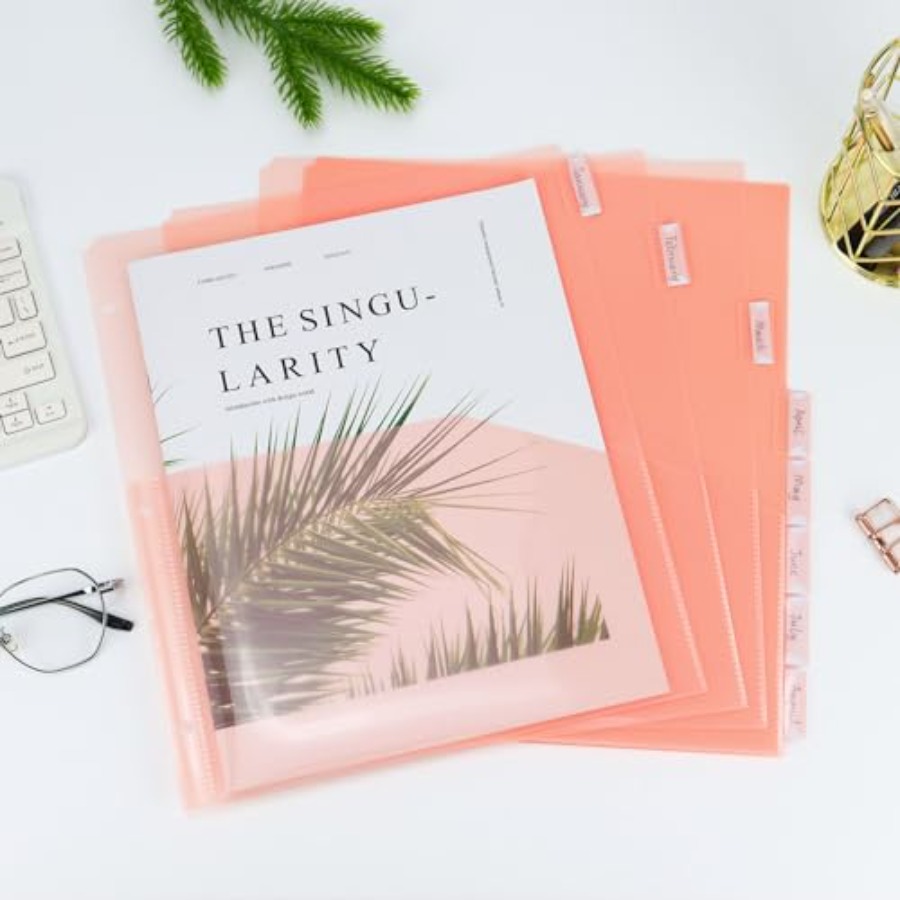 Binder Dividers with Pockets 8 - Tab Divider A4 recensione e prezzo