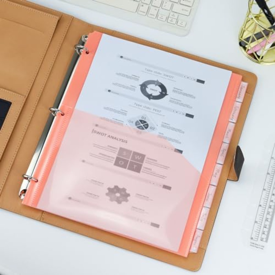 Binder Dividers with Pockets 8 - Tab Divider A4 recensione e prezzo