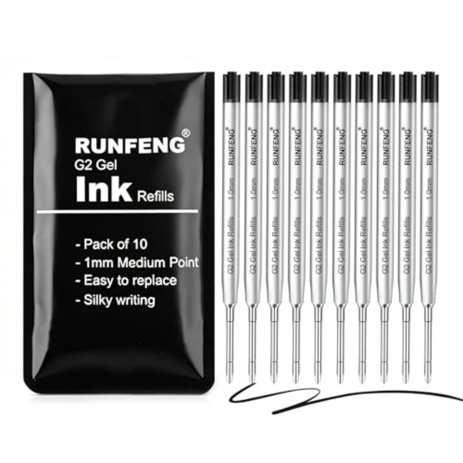 Pack of 10 Replaceable Ballpoi - Gel Refill Pack recensione e prezzo