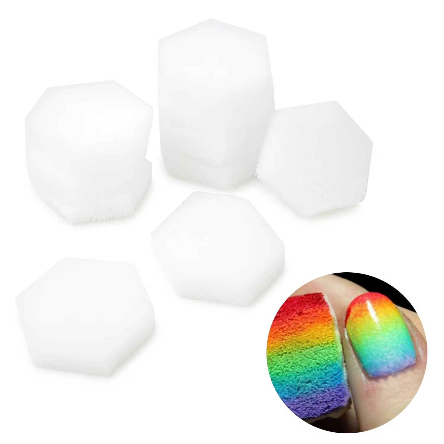 80Pcs Hexagon Soft Sponges, Li - Gel Refill Pack recensione e prezzo